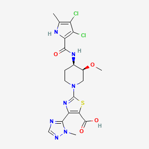 2D Structure of GyrB_Pyrollamide PubChem_25223515